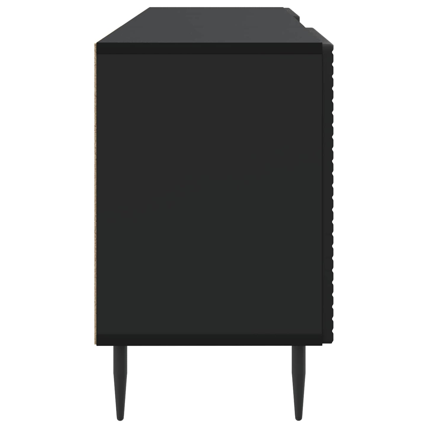 vidaXL TV Cabinet Black 150 x 31 x 50 cm Engineered Wood