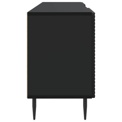 vidaXL TV Cabinet Black 150 x 31 x 50 cm Engineered Wood
