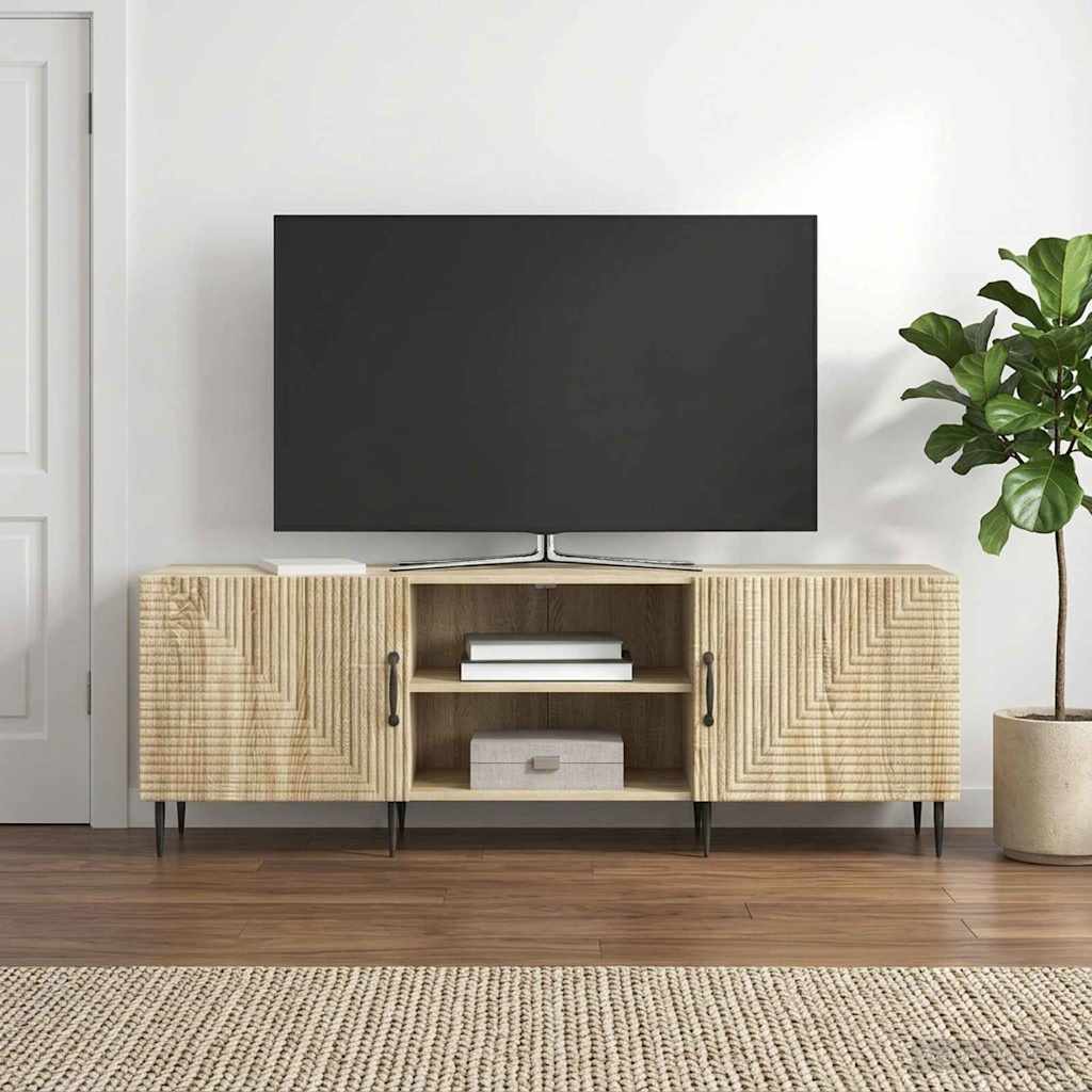 vidaXL TV Cabinet Sonoma Oak 150 x 31 x 50 cm Engineered Wood