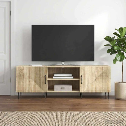 vidaXL TV Cabinet Sonoma Oak 150 x 31 x 50 cm Engineered Wood