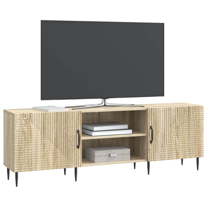 vidaXL TV Cabinet Sonoma Oak 150 x 31 x 50 cm Engineered Wood