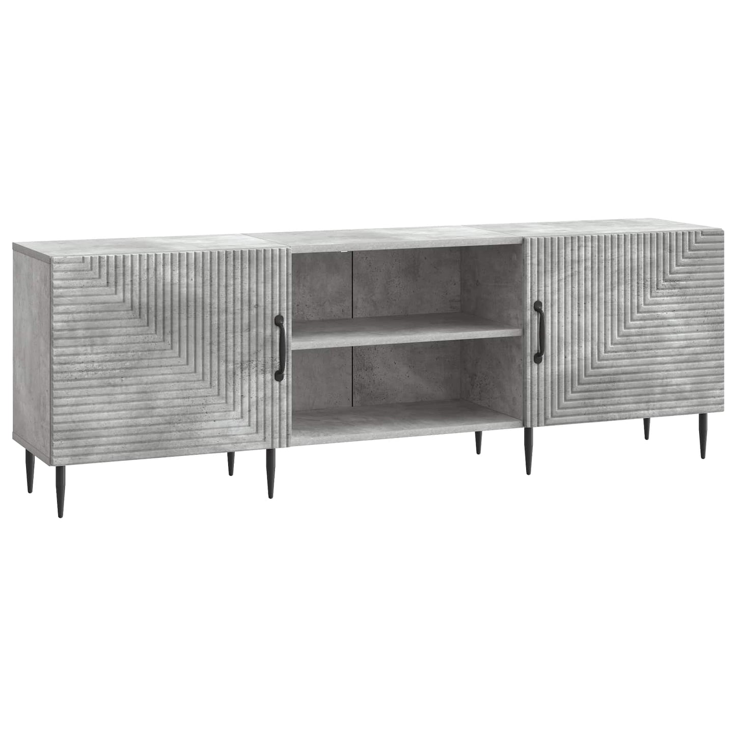 vidaXL TV Cabinet Concrete Grey 150 x 31 x 50 cm Engineered Wood