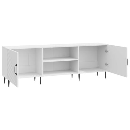 vidaXL TV Cabinet High Gloss White 150 x 31 x 50 cm Engineered Wood