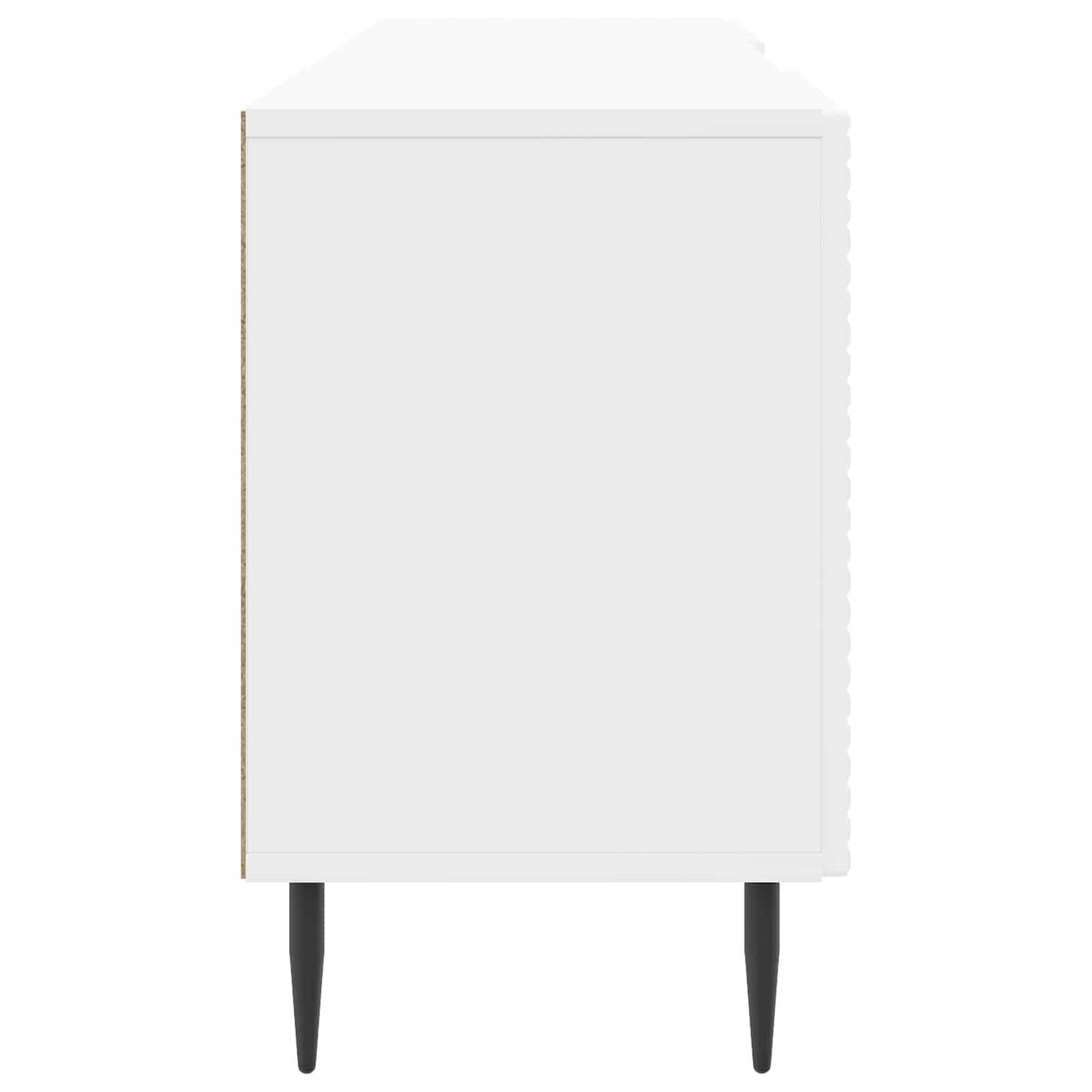 vidaXL TV Cabinet High Gloss White 150 x 31 x 50 cm Engineered Wood