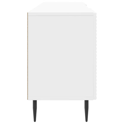 vidaXL TV Cabinet High Gloss White 150 x 31 x 50 cm Engineered Wood