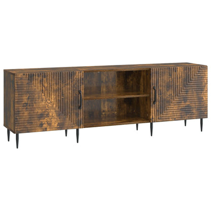 vidaXL TV Cabinet Smoked Oak 150 x 31 x 50 cm Engineered Wood
