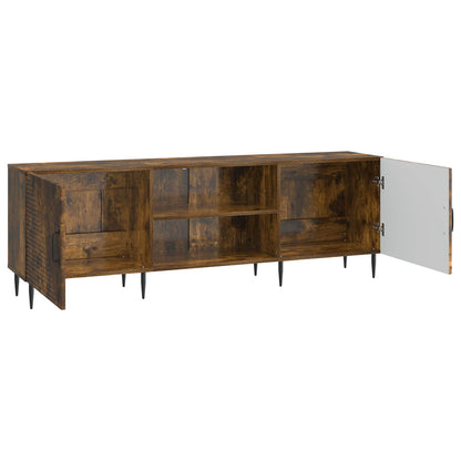 vidaXL TV Cabinet Smoked Oak 150 x 31 x 50 cm Engineered Wood