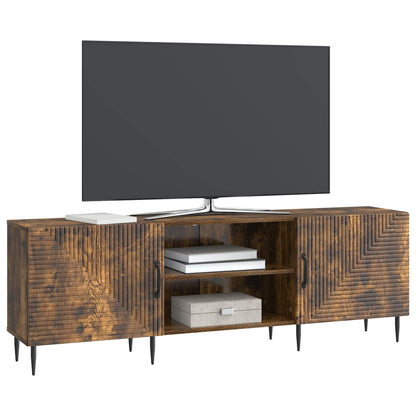 vidaXL TV Cabinet Smoked Oak 150 x 31 x 50 cm Engineered Wood