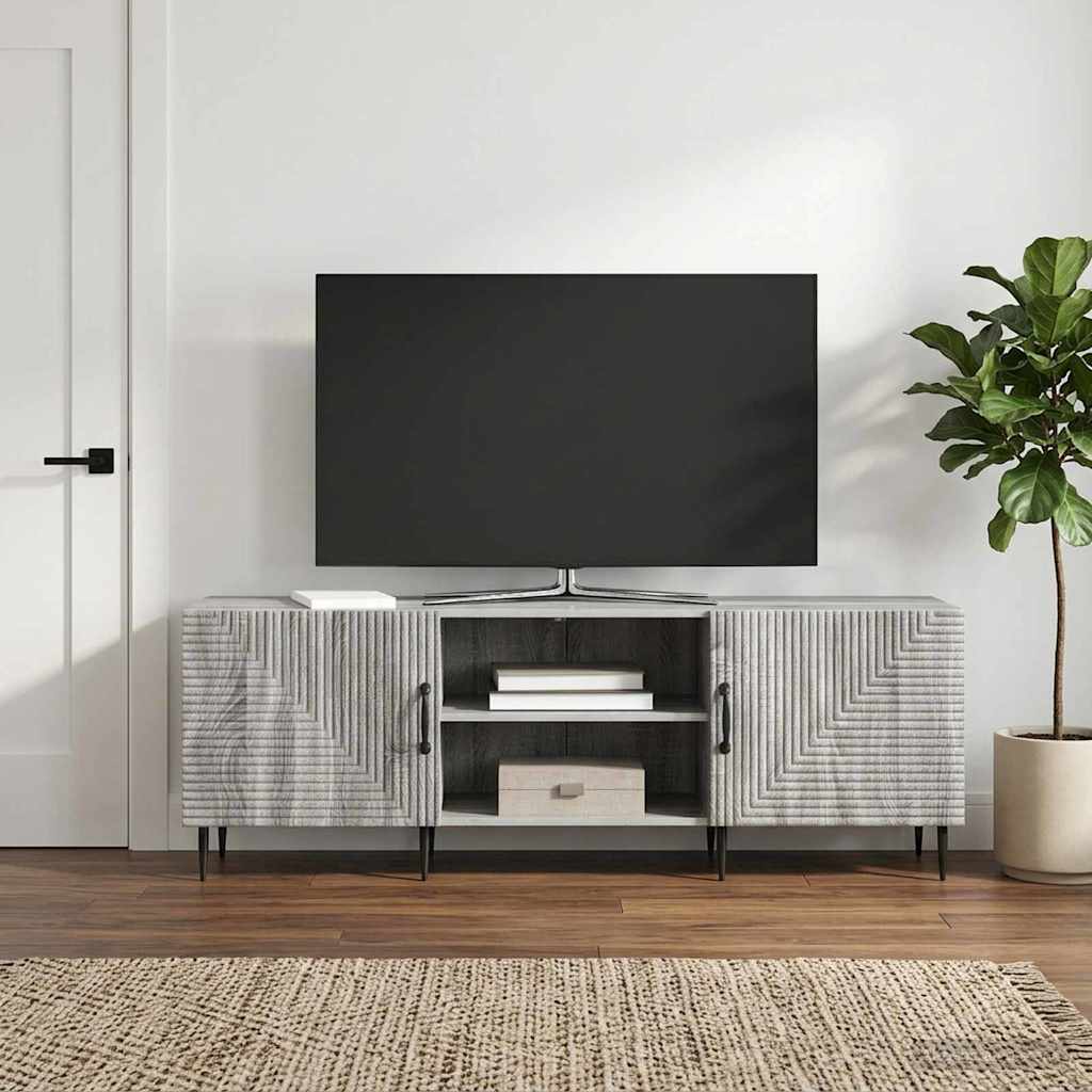 vidaXL TV Cabinet Grey Sonoma 150 x 31 x 50 cm Engineered Wood