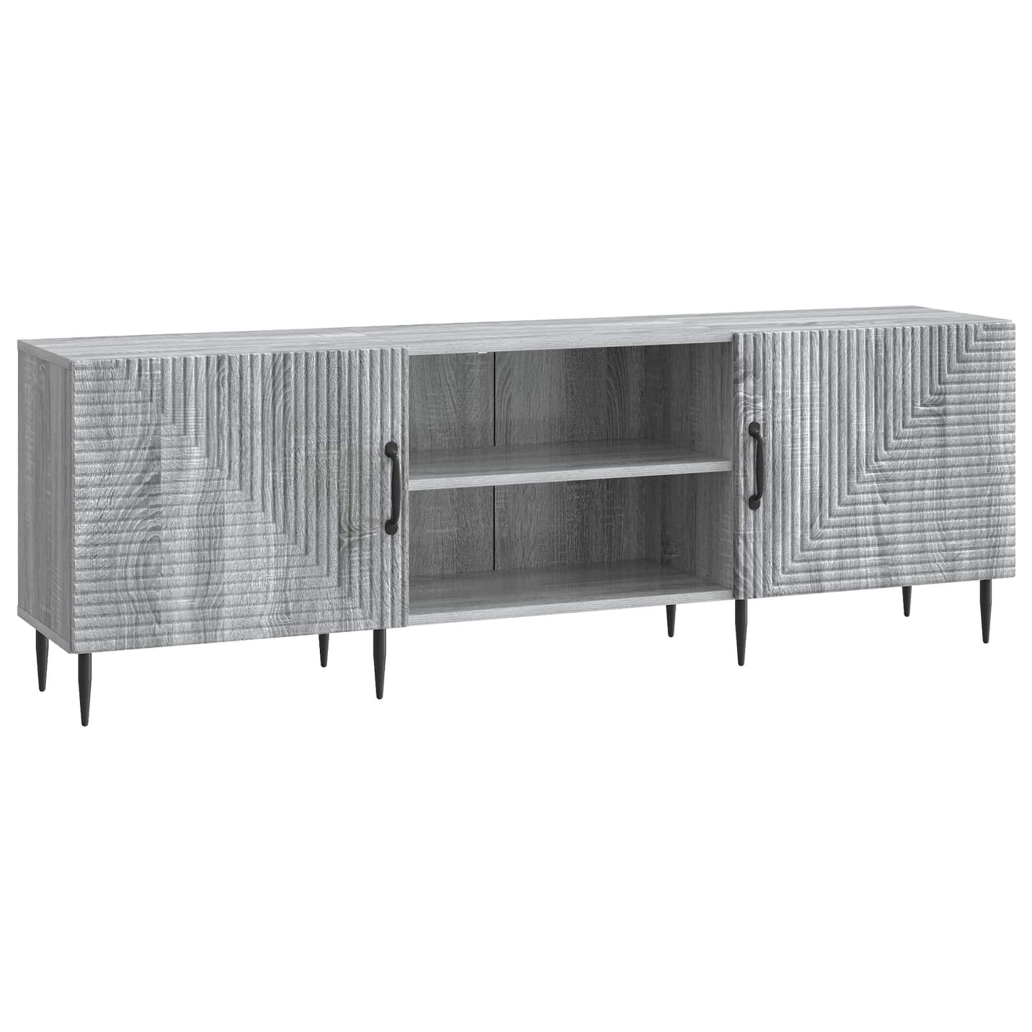 vidaXL TV Cabinet Grey Sonoma 150 x 31 x 50 cm Engineered Wood