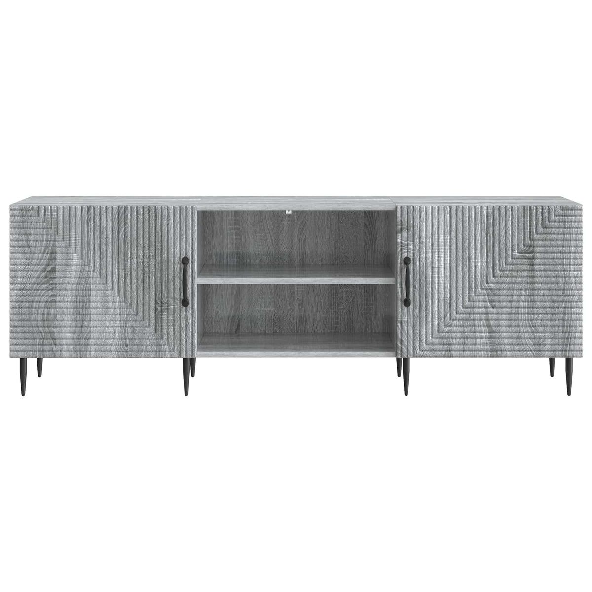 vidaXL TV Cabinet 150 x 31 x 50 cm Grey Sonoma Engineered Wood