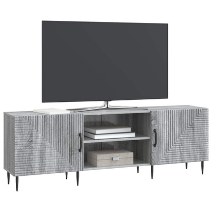 vidaXL TV Cabinet Grey Sonoma 150 x 31 x 50 cm Engineered Wood