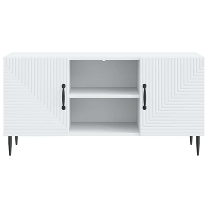 vidaXL TV Cabinet White 102 x 34.5 x 50 cm Engineered Wood
