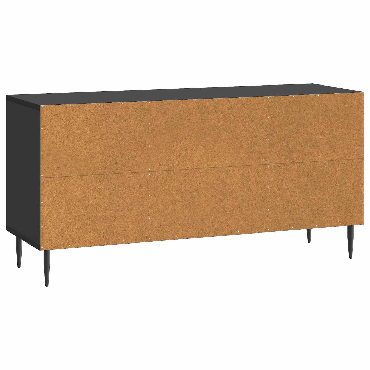 vidaXL TV Cabinet Black 102 x 34.5 x 50 cm Engineered Wood