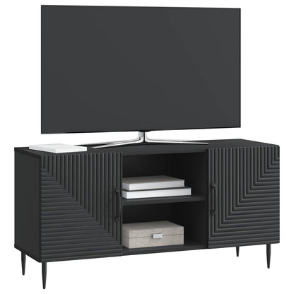 vidaXL TV Cabinet Black 102 x 34.5 x 50 cm Engineered Wood