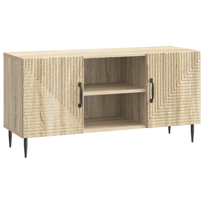 vidaXL TV Cabinet Sonoma Oak 102 x 34.5 x 50 cm Engineered Wood