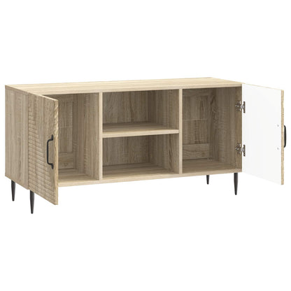vidaXL TV Cabinet Sonoma Oak 102 x 34.5 x 50 cm Engineered Wood