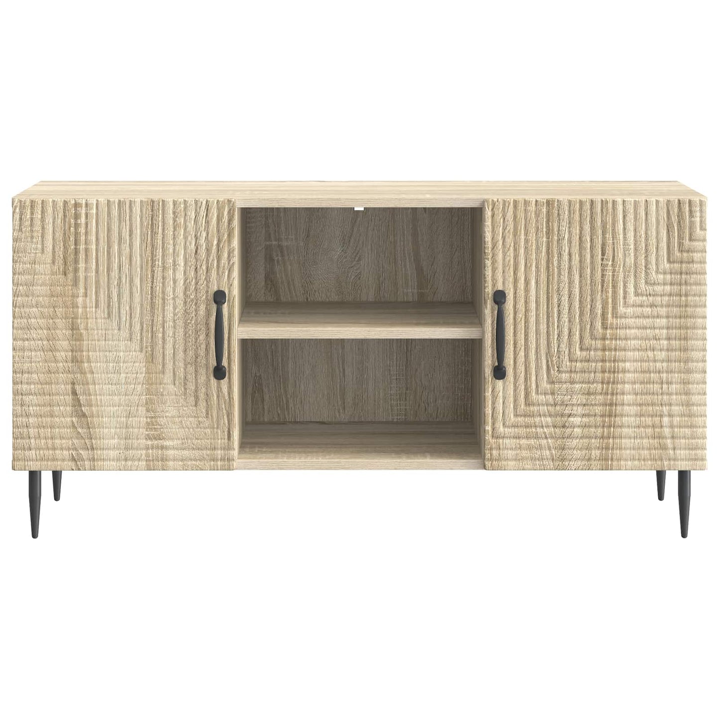 vidaXL TV Cabinet Sonoma Oak 102 x 34.5 x 50 cm Engineered Wood
