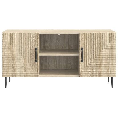 vidaXL TV Cabinet Sonoma Oak 102 x 34.5 x 50 cm Engineered Wood