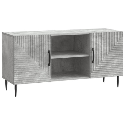 vidaXL TV Cabinet Concrete Grey 102 x 34.5 x 50 cm Engineered Wood