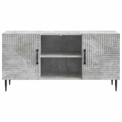 vidaXL TV Cabinet Concrete Grey 102 x 34.5 x 50 cm Engineered Wood
