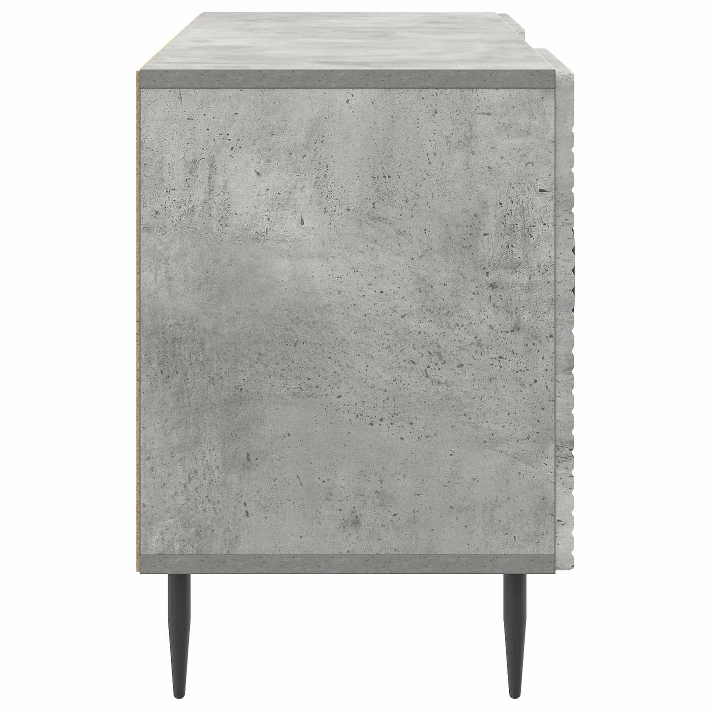 vidaXL TV Cabinet Concrete Grey 102 x 34.5 x 50 cm Engineered Wood