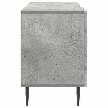 vidaXL TV Cabinet Concrete Grey 102 x 34.5 x 50 cm Engineered Wood