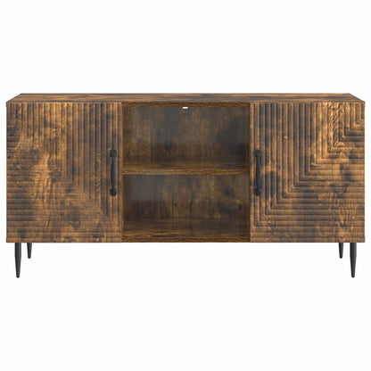 vidaXL TV Cabinet Smoked Oak 102 x 34.5 x 50 cm Engineered Wood