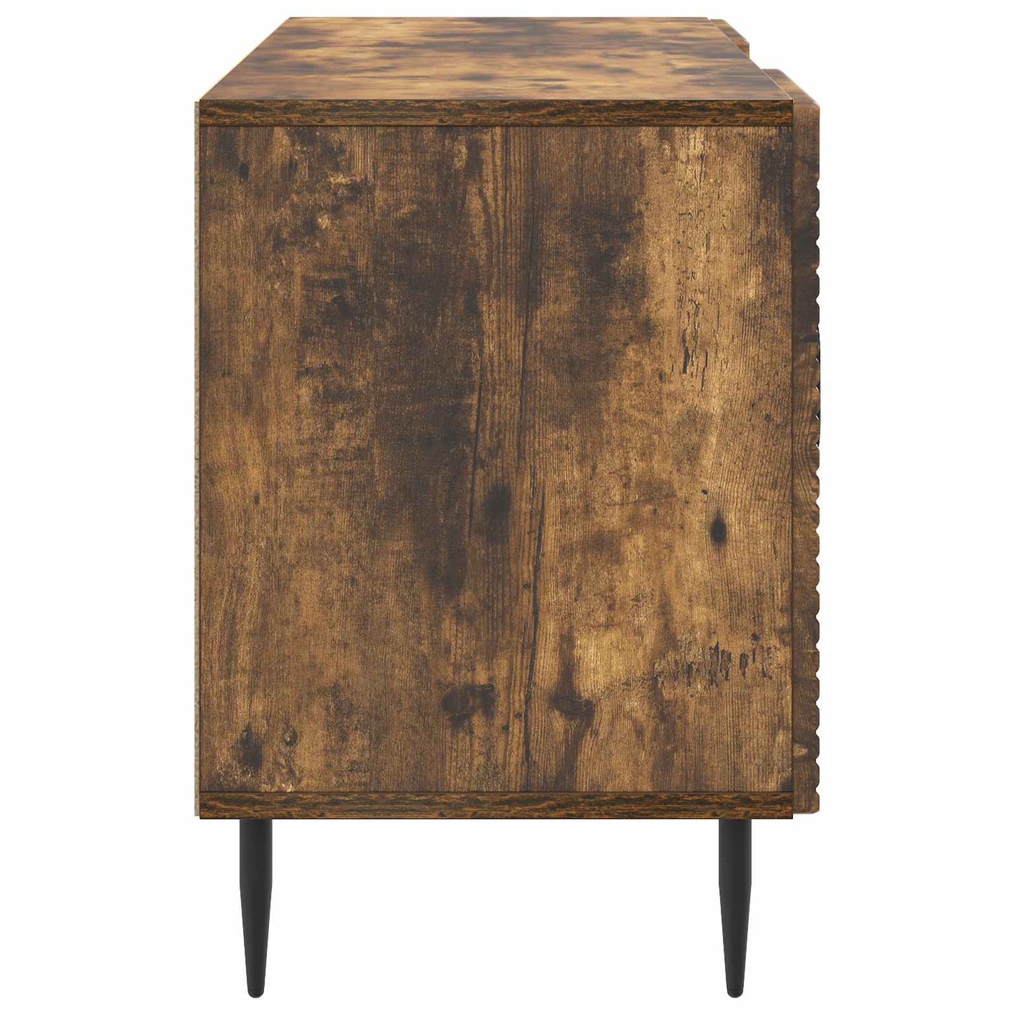 vidaXL TV Cabinet Smoked Oak 102 x 34.5 x 50 cm Engineered Wood