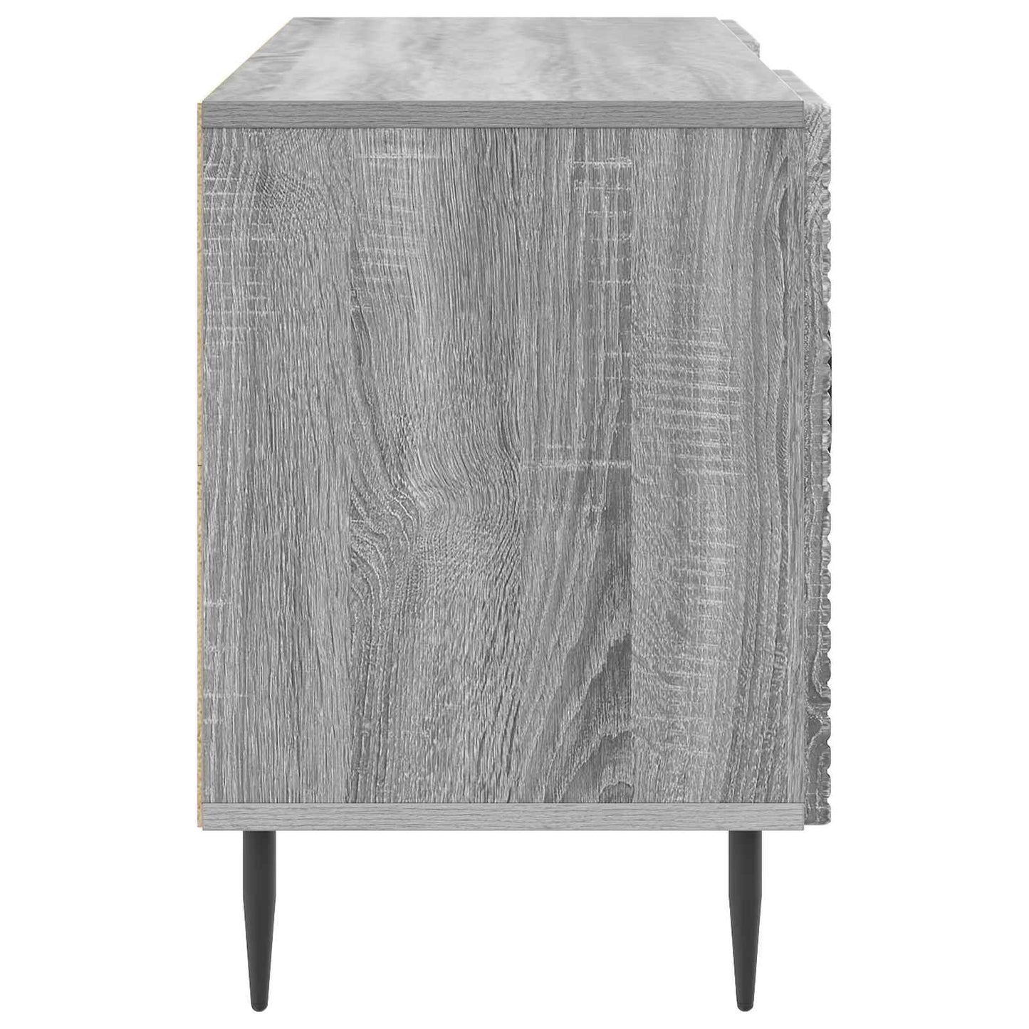 vidaXL TV Cabinet Grey Sonoma 102 x 34.5 x 50 cm Engineered Wood