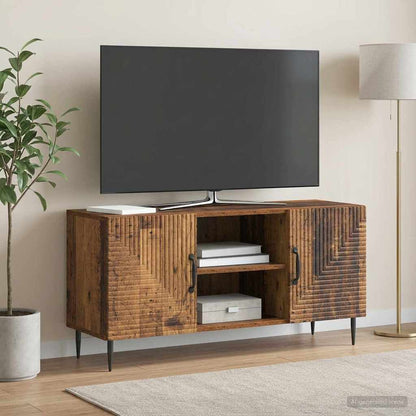 vidaXL TV Cabinet Old Wood 102 x 34.5 x 50 cm Engineered Wood