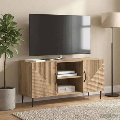 vidaXL TV Cabinet 102 x 34.5 x 50 cm Artisan Oak Engineered Wood