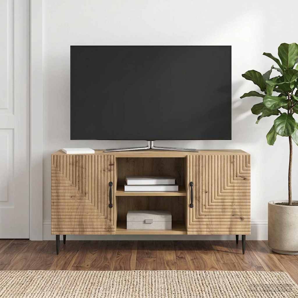 vidaXL TV Cabinet 102 x 34.5 x 50 cm Artisan Oak Engineered Wood