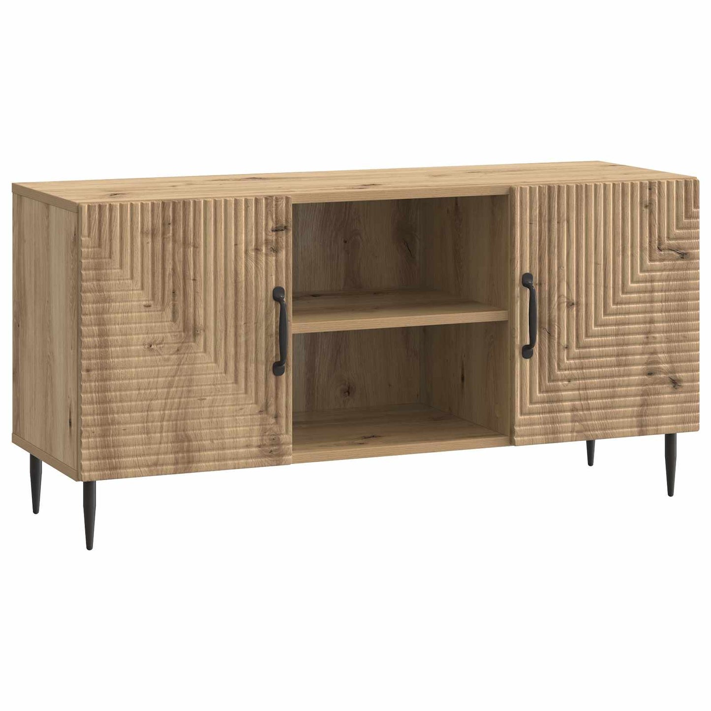 vidaXL TV Cabinet Artisan Oak 102 x 34.5 x 50 cm Engineered Wood