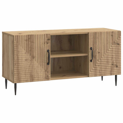 vidaXL TV Cabinet Artisan Oak 102 x 34.5 x 50 cm Engineered Wood
