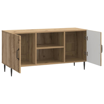 vidaXL TV Cabinet Artisan Oak 102 x 34.5 x 50 cm Engineered Wood