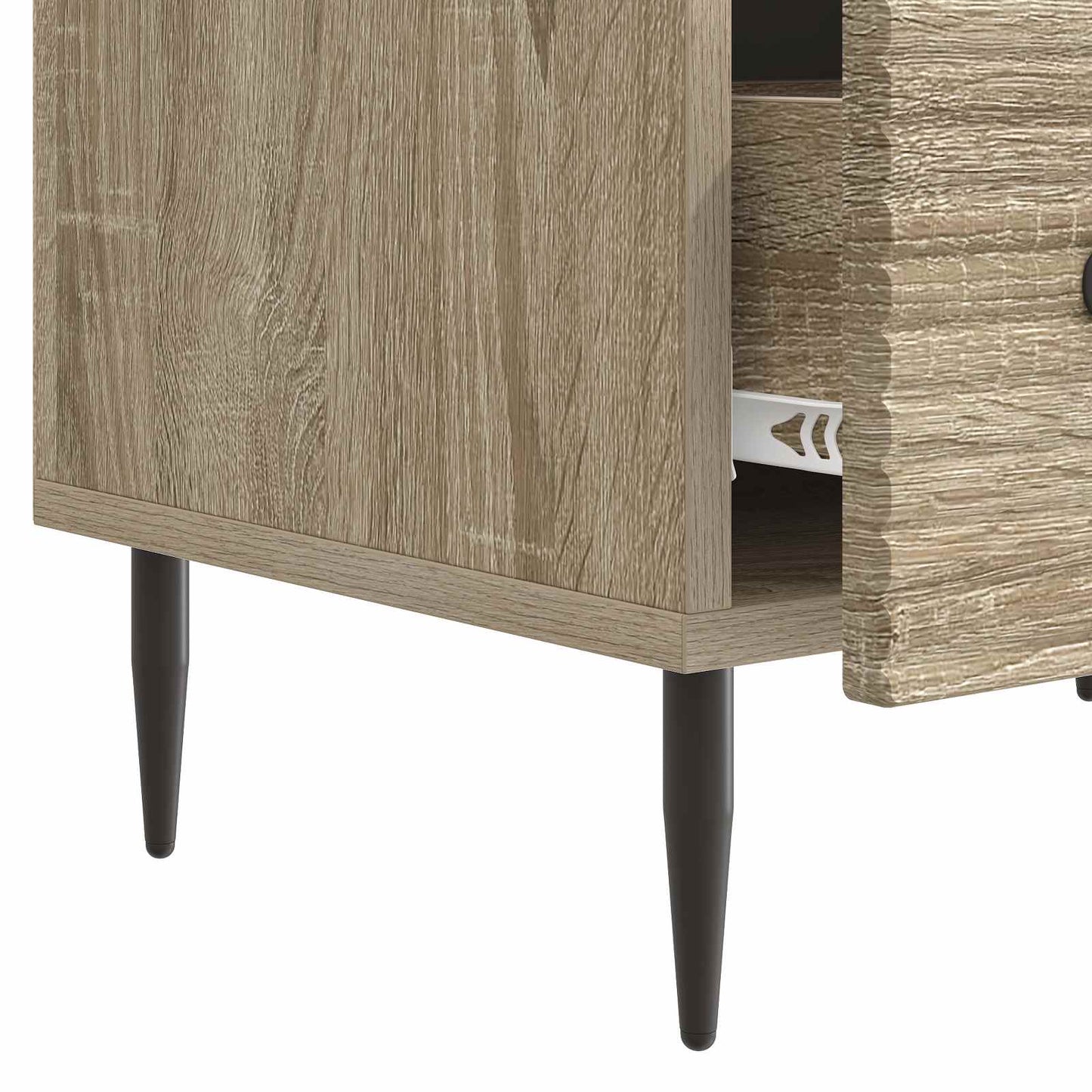 vidaXL TV Cabinet Sonoma Oak 147 x 34.5 x 30 cm Engineered Wood