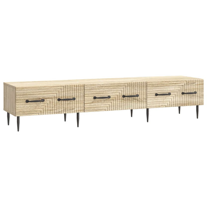 vidaXL TV Cabinet Sonoma Oak 147 x 34.5 x 30 cm Engineered Wood
