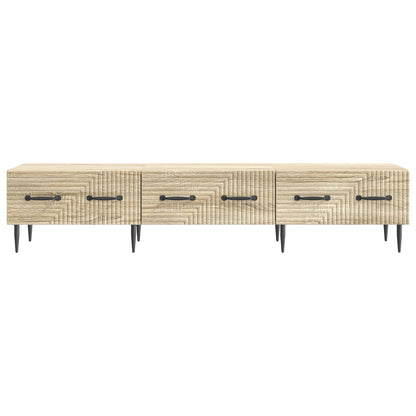 vidaXL TV Cabinet Sonoma Oak 147 x 34.5 x 30 cm Engineered Wood