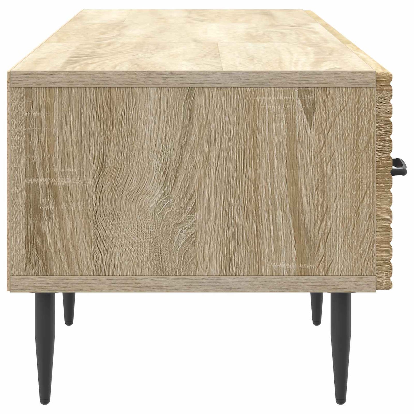 vidaXL TV Cabinet Sonoma Oak 147 x 34.5 x 30 cm Engineered Wood