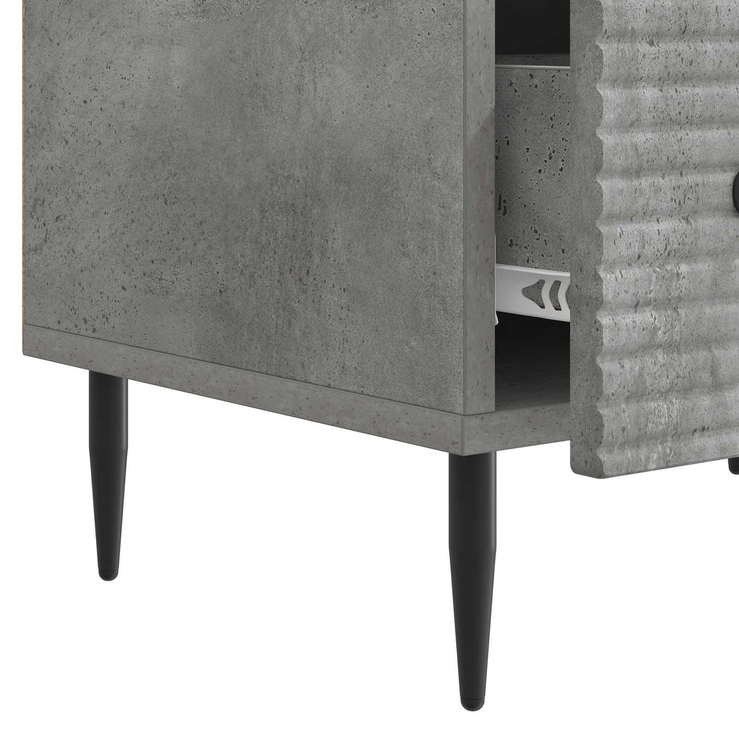 vidaXL TV Cabinet Concrete Grey 147 x 34.5 x 30 cm Engineered Wood