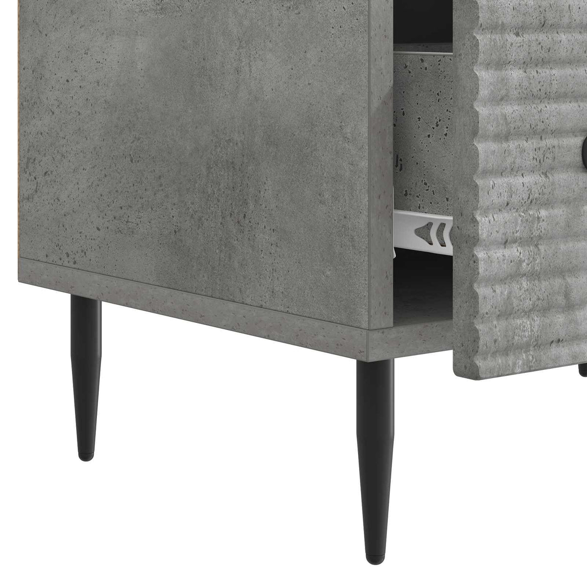 vidaXL TV Cabinet Concrete Grey 147 x 34.5 x 30 cm Engineered Wood