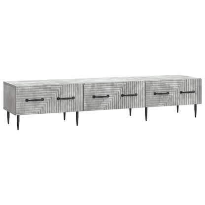 vidaXL TV Cabinet Concrete Grey 147 x 34.5 x 30 cm Engineered Wood