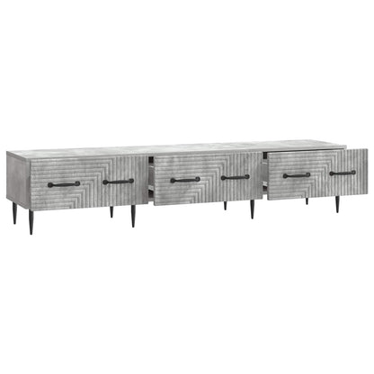 vidaXL TV Cabinet Concrete Grey 147 x 34.5 x 30 cm Engineered Wood
