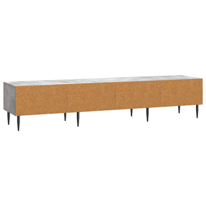 vidaXL TV Cabinet Concrete Grey 147 x 34.5 x 30 cm Engineered Wood