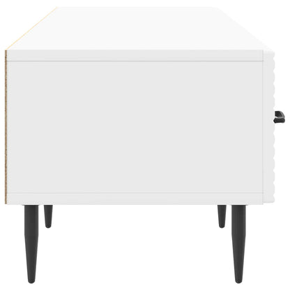 vidaXL TV Cabinet High Gloss White 147 x 34.5 x 30 cm Engineered Wood