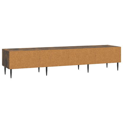 vidaXL TV Cabinet Smoked Oak 147 x 34.5 x 30 cm Engineered Wood