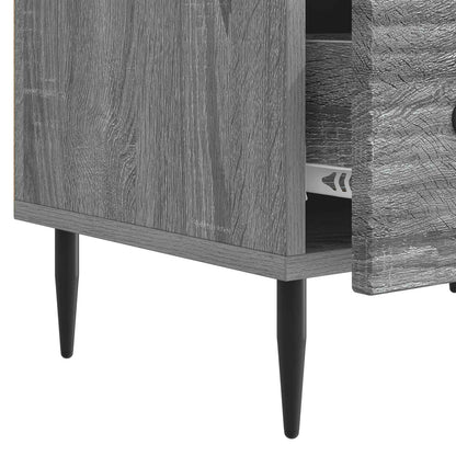 vidaXL TV Cabinet Grey Sonoma 147 x 34.5 x 30 cm Engineered Wood
