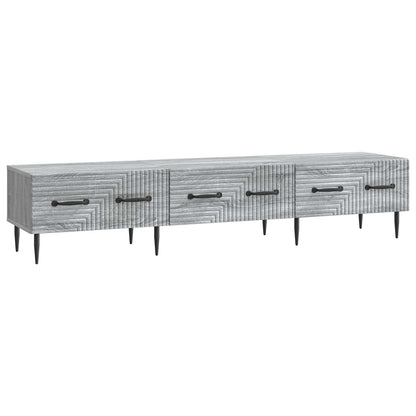vidaXL TV Cabinet Grey Sonoma 147 x 34.5 x 30 cm Engineered Wood