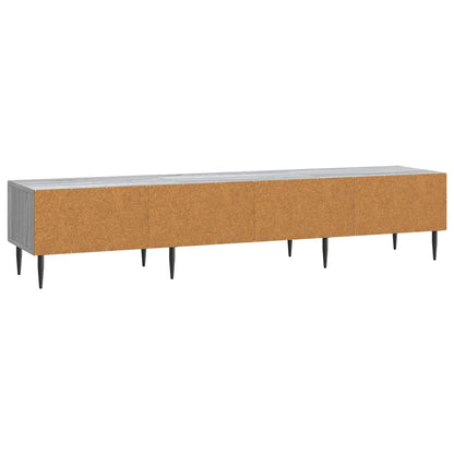 vidaXL TV Cabinet Grey Sonoma 147 x 34.5 x 30 cm Engineered Wood